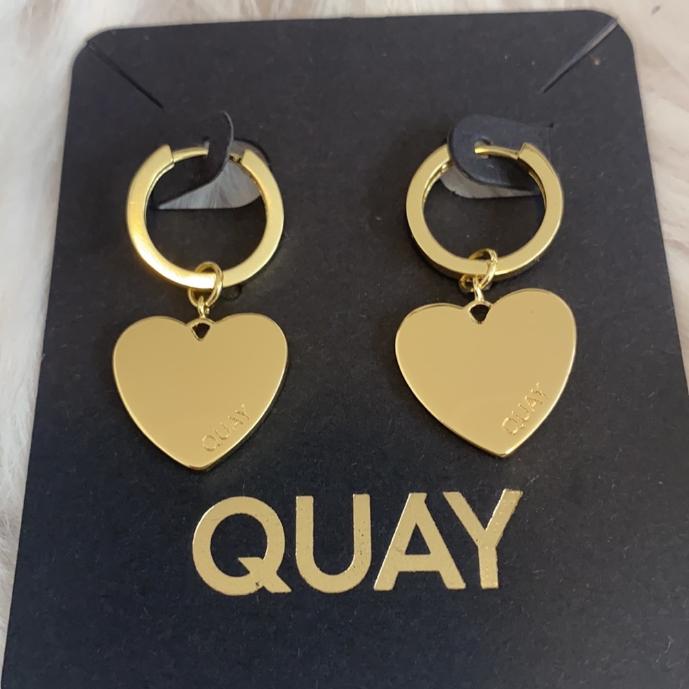 All Love Huggies Quay Heart Earrings